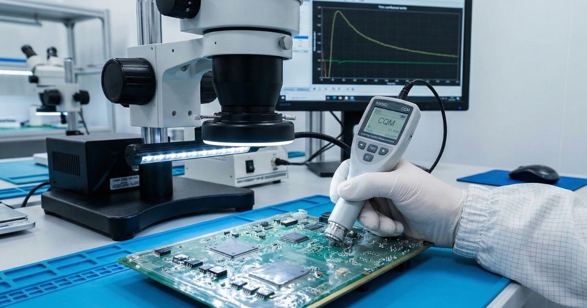 CQM กับอุตสาหกรรม PCB | ตรวจคุณภาพฟิล์มเคลือบระดับไมครอน